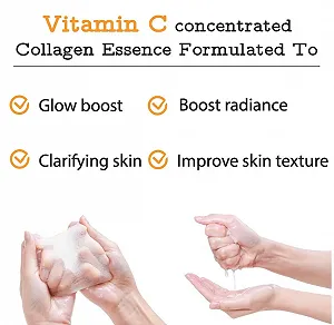 Тканинна маска для обличчя MEAROSA Vitamin C Collagen Essence Premium Quality для чутливої шкіри (набір 8 типів масок) synthetic.ua - Фото 1