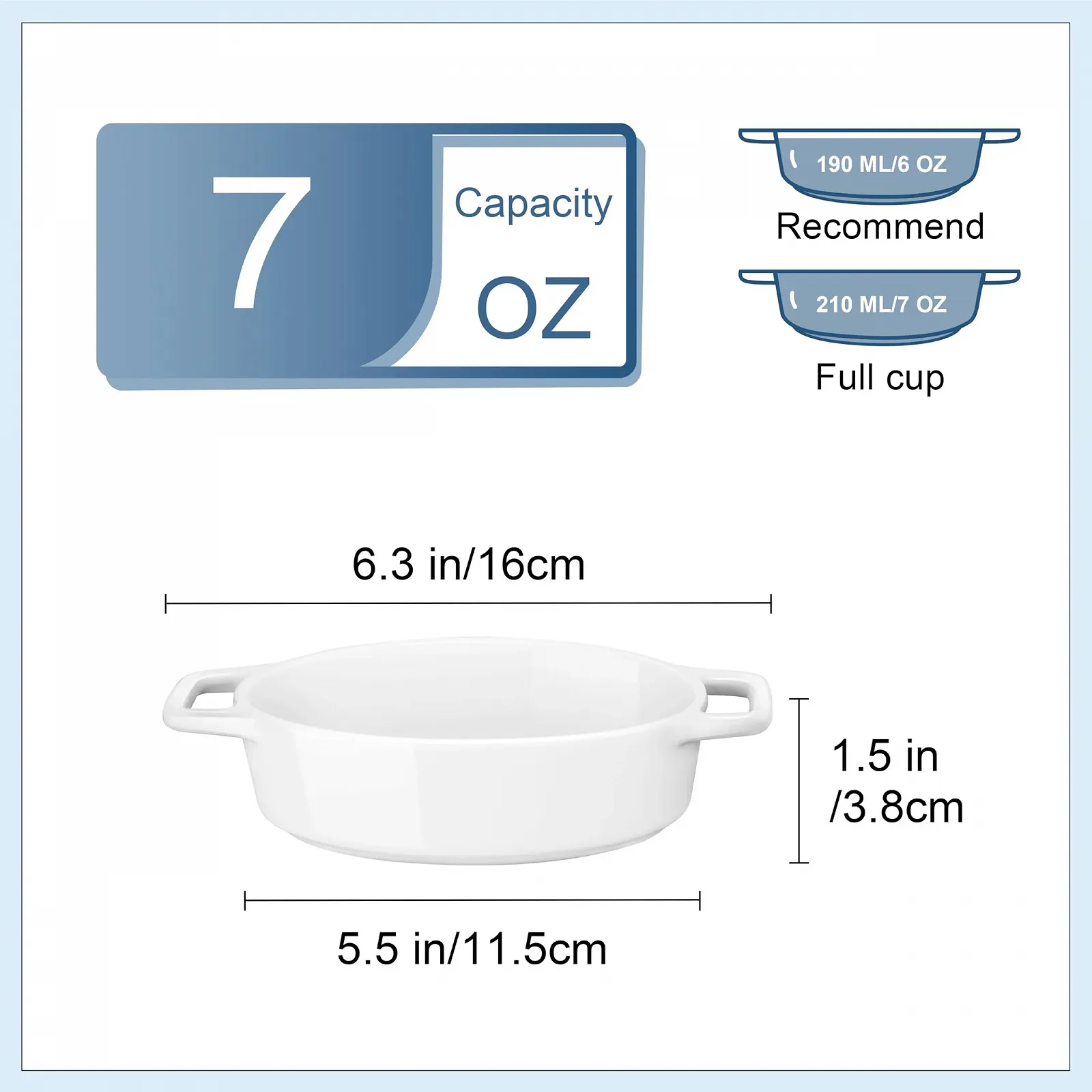 Форма для запікання Lovecasa порцелянова для тортів та хліба, фото №2