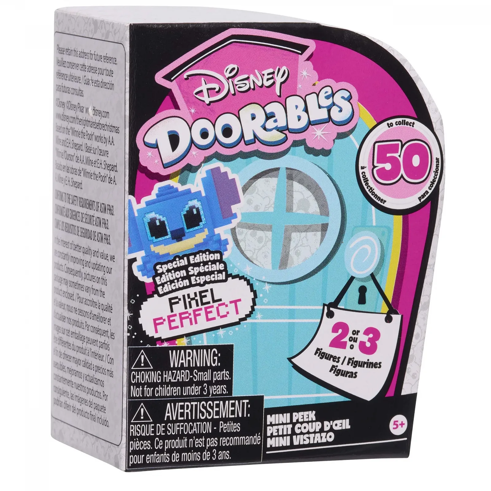 Коллекционные фигурки Disney Doorables Pixel Perfect Series 12 Mini Peek набор 4 шт., фото №1