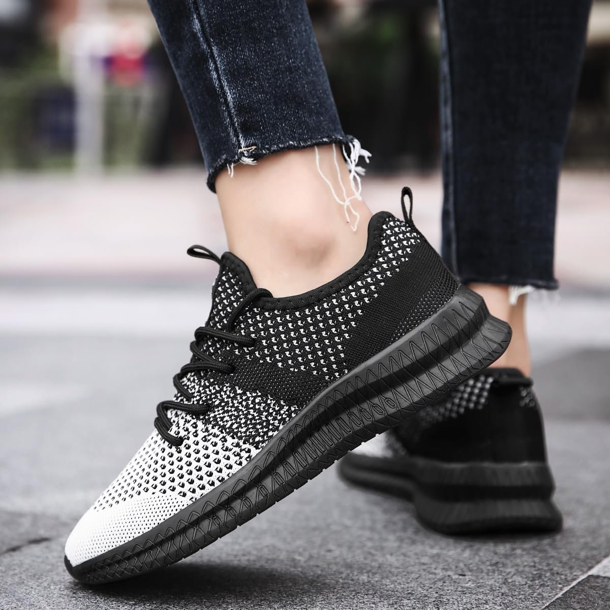 Кроссовки VGPSFN Спортивные для бега ходьбы тенниса зала Повседневные Удобные Легкие Нескользящие Дышащие, фото №7 Кроссовки VGPSFN Спортивные для бега ходьбы тенниса зала Повседневные Удобные Легкие Нескользящие Дышащие, фото №7