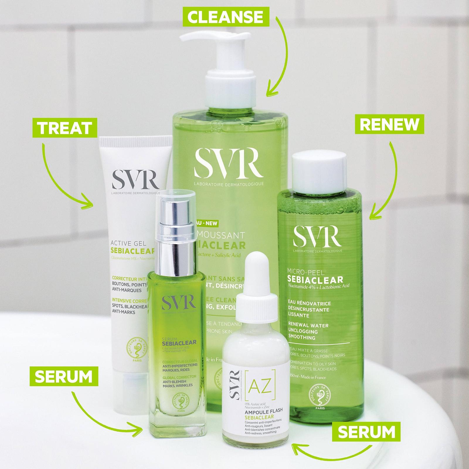 Очищувальний гель SVR Sebiaclear Рефіл Екологічний 400 мл, фото №6 Очищувальний гель SVR Sebiaclear Рефіл Екологічний 400 мл, фото №6