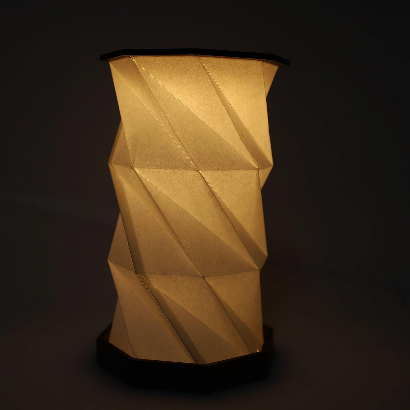 Настільна лампа Cuifati Cordless Portable Paper Folding Battery Operated Touch Dimmable, фото №9