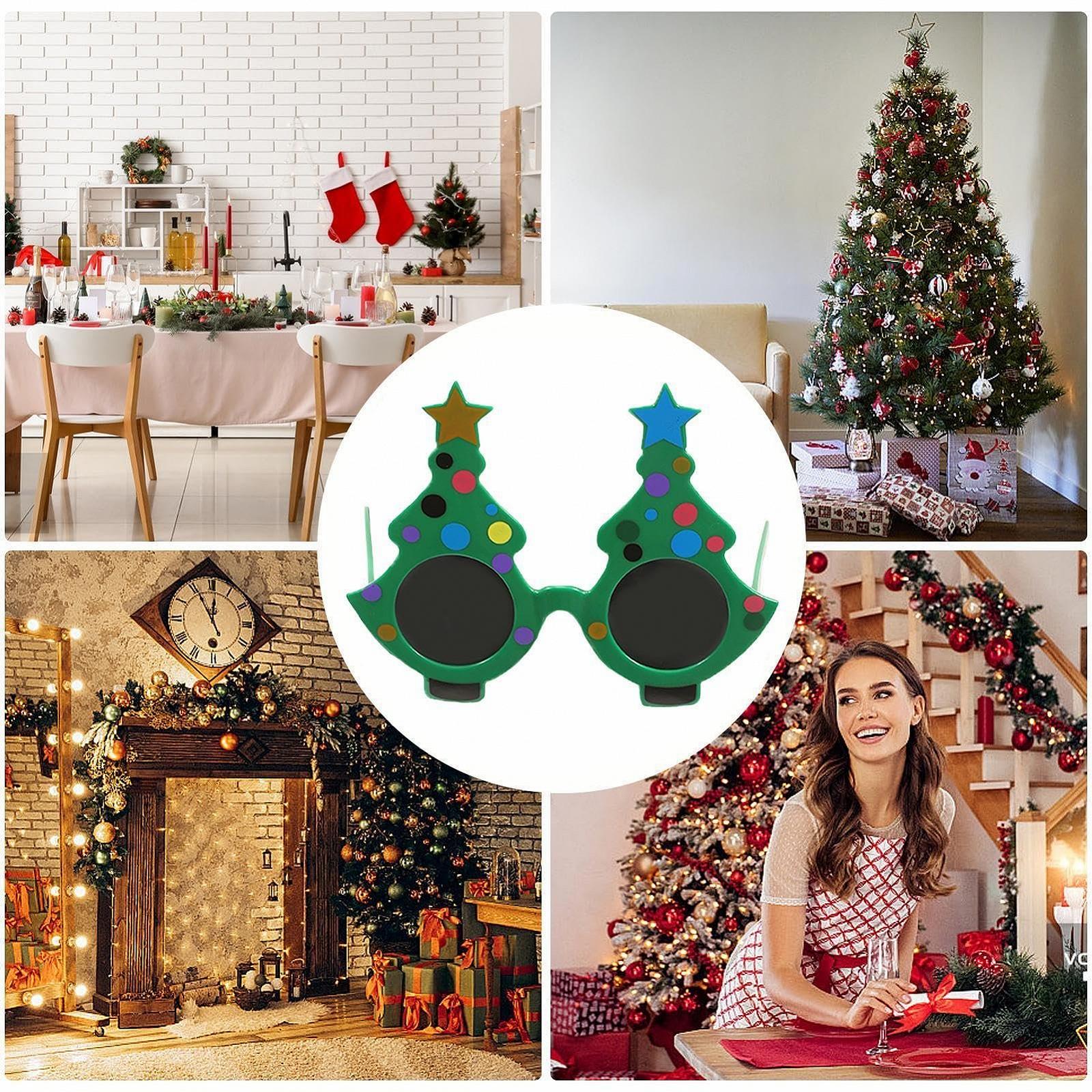 Сонцезахисні окуляри у вигляді різдвяної ялинки ZHUMCCY, фото №4