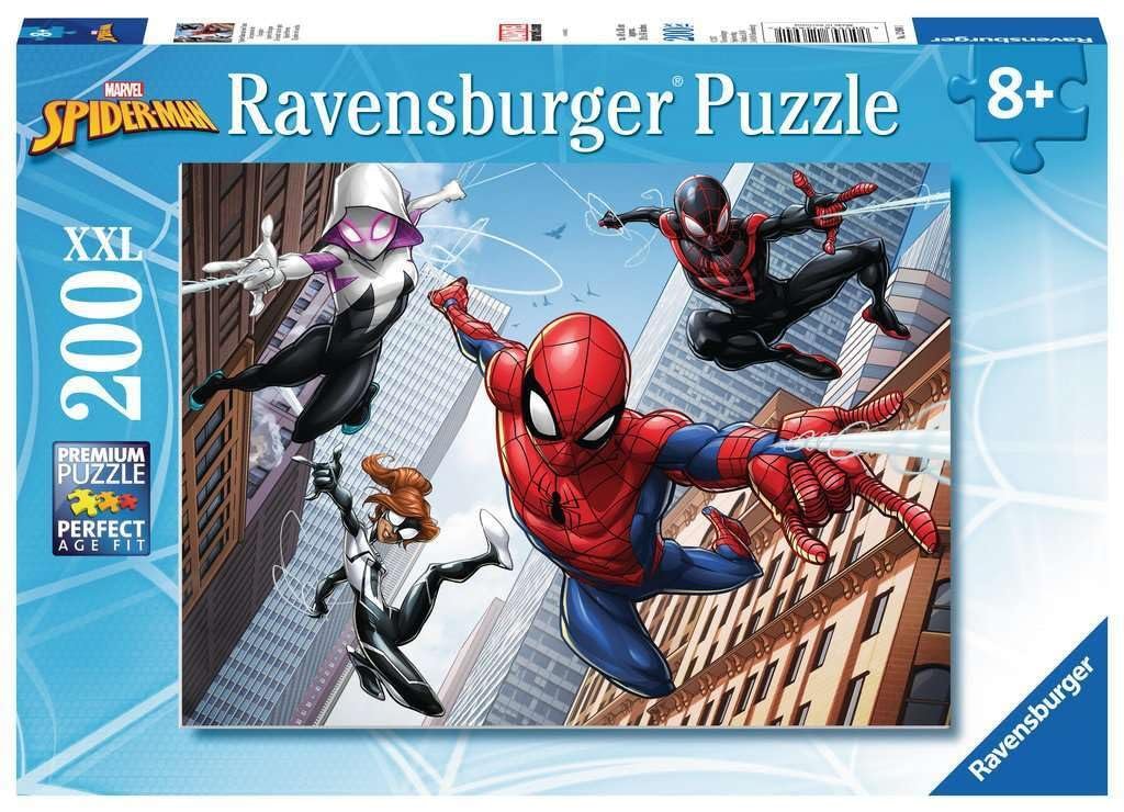 Пазл Ravensburger Spider-Man De Kracht van de Sp 200 деталей XXL, фото №1