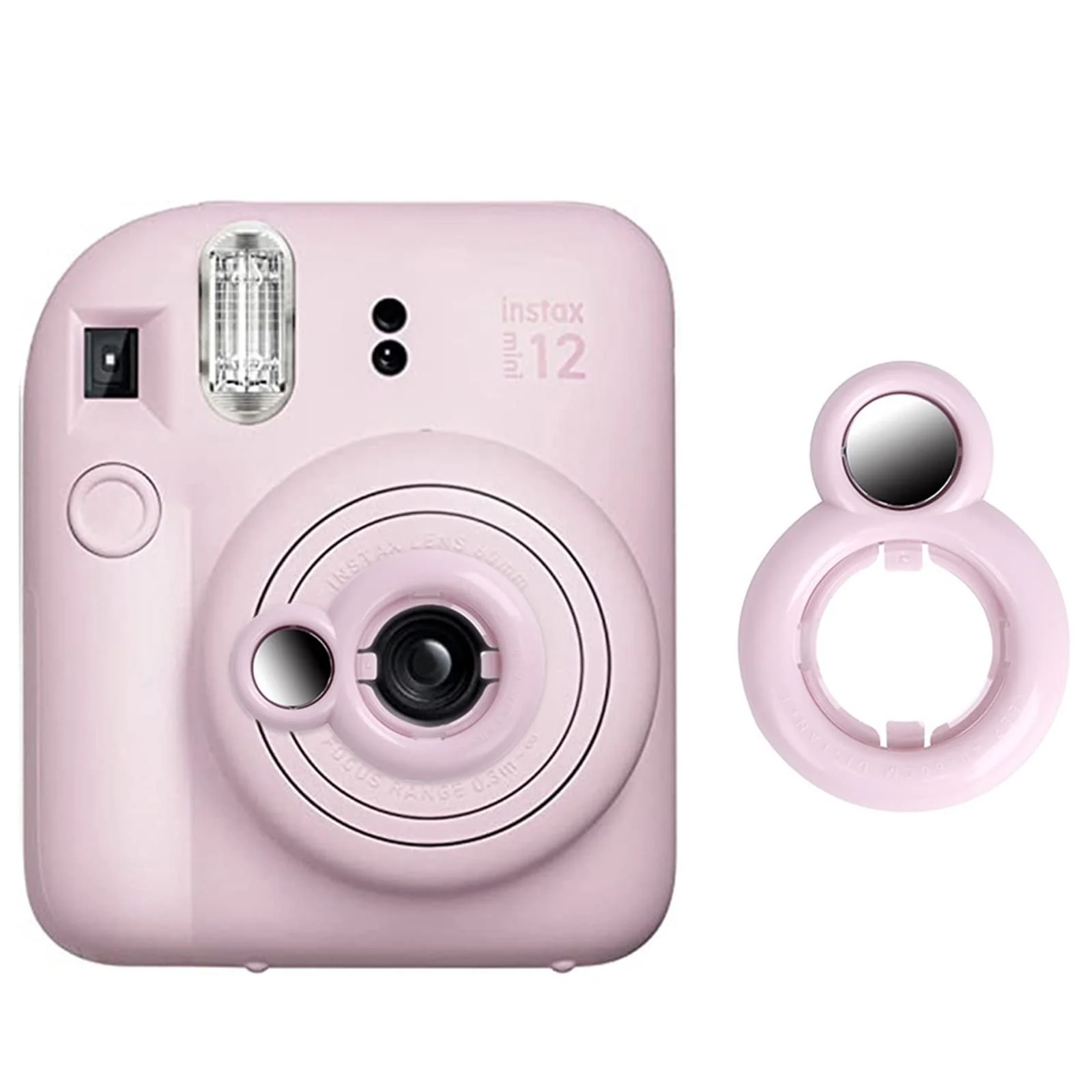 Зеркало для селфи Rieibi для Fujifilm Instax Mini 12 Pink, фото №1