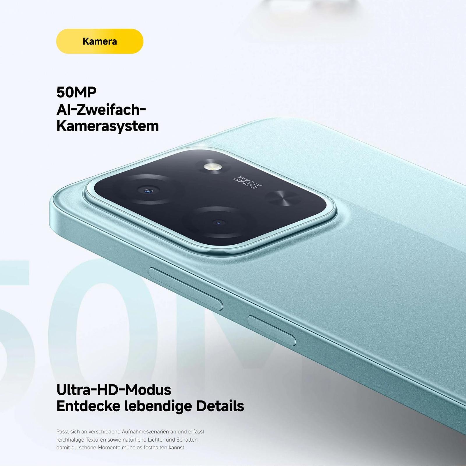 Смартфон XIAOMI Poco C85 8+256GB, 6.9 дюймів 120Hz дисплей MediaTek Helio G81-Ultra Octa-Core, 50MP AI подвійна камера, 6000mAh, Чорний, фото №9
