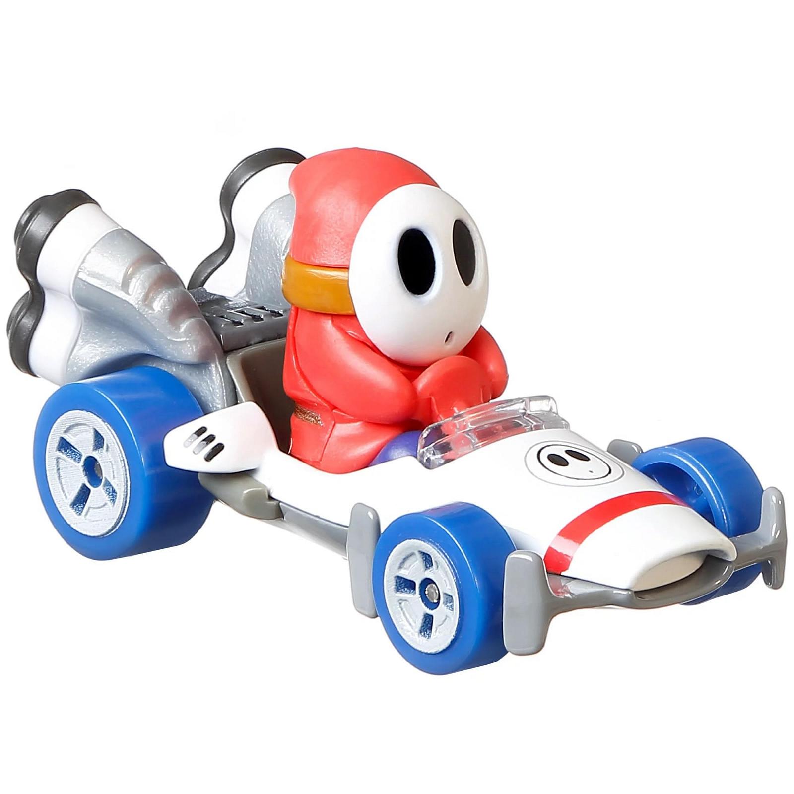 Модель Hot Wheels Машинка Die Cast Shy Guy Mario Kart B-Dasher Масштаб 1:64 Длина 5 см, фото №1