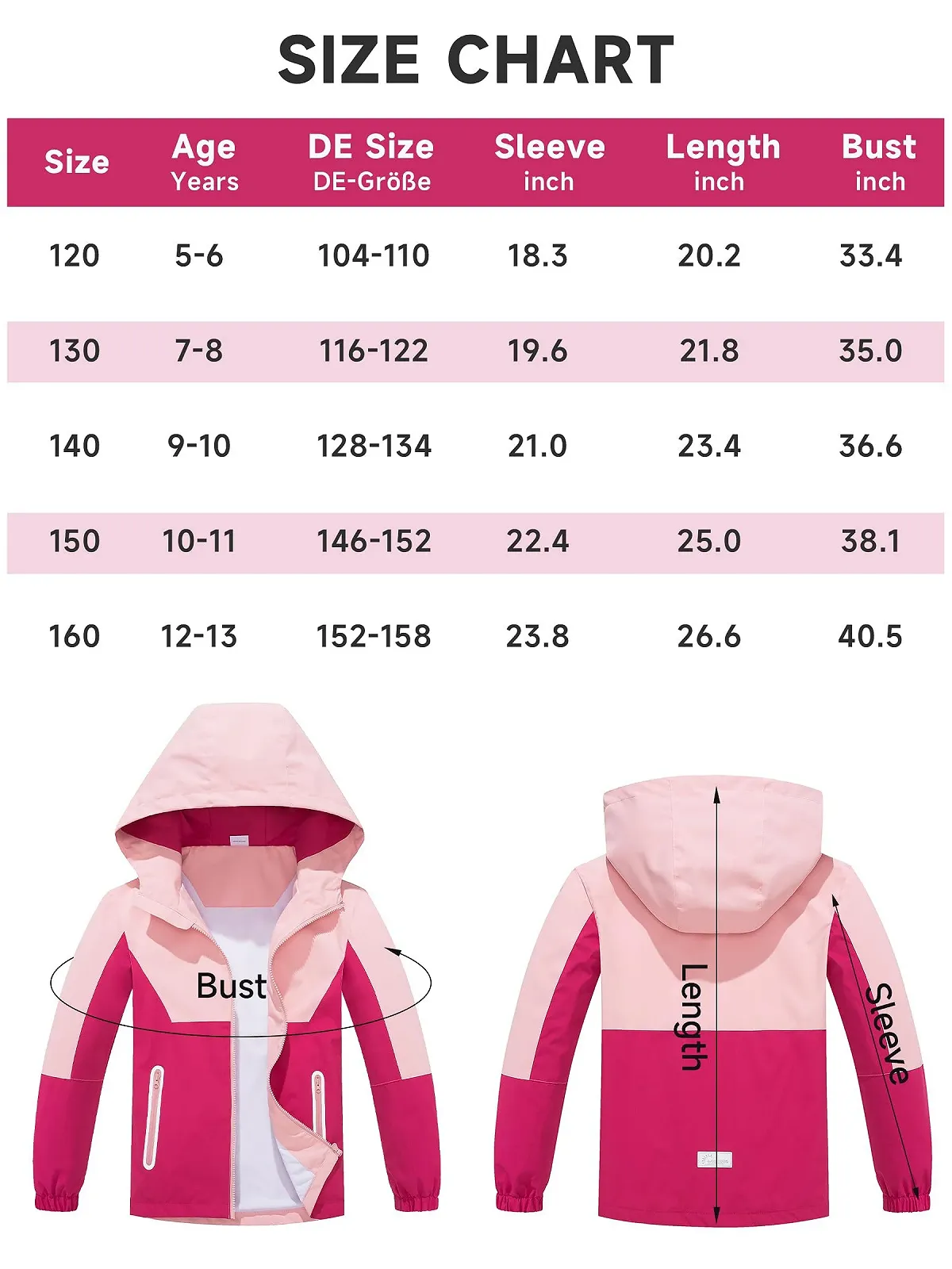 Дитяча дощова куртка LAUSONS, водонепроникна куртка для активного відпочинку, фото №6