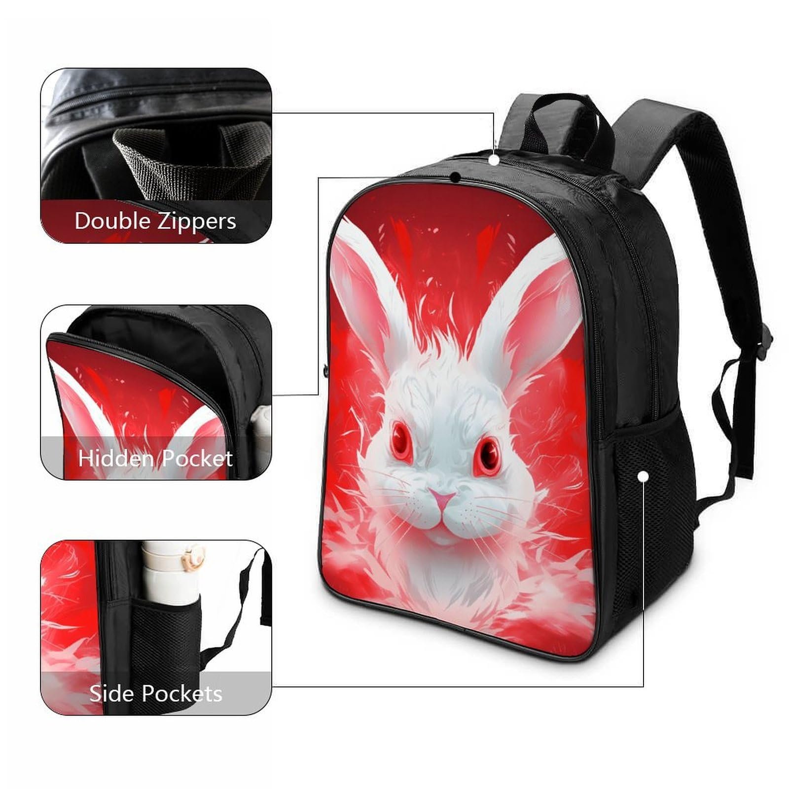 Школьный рюкзак Rabbit FPAKAKIIE Style-6 40 x 28 x 16 см, фото №3
