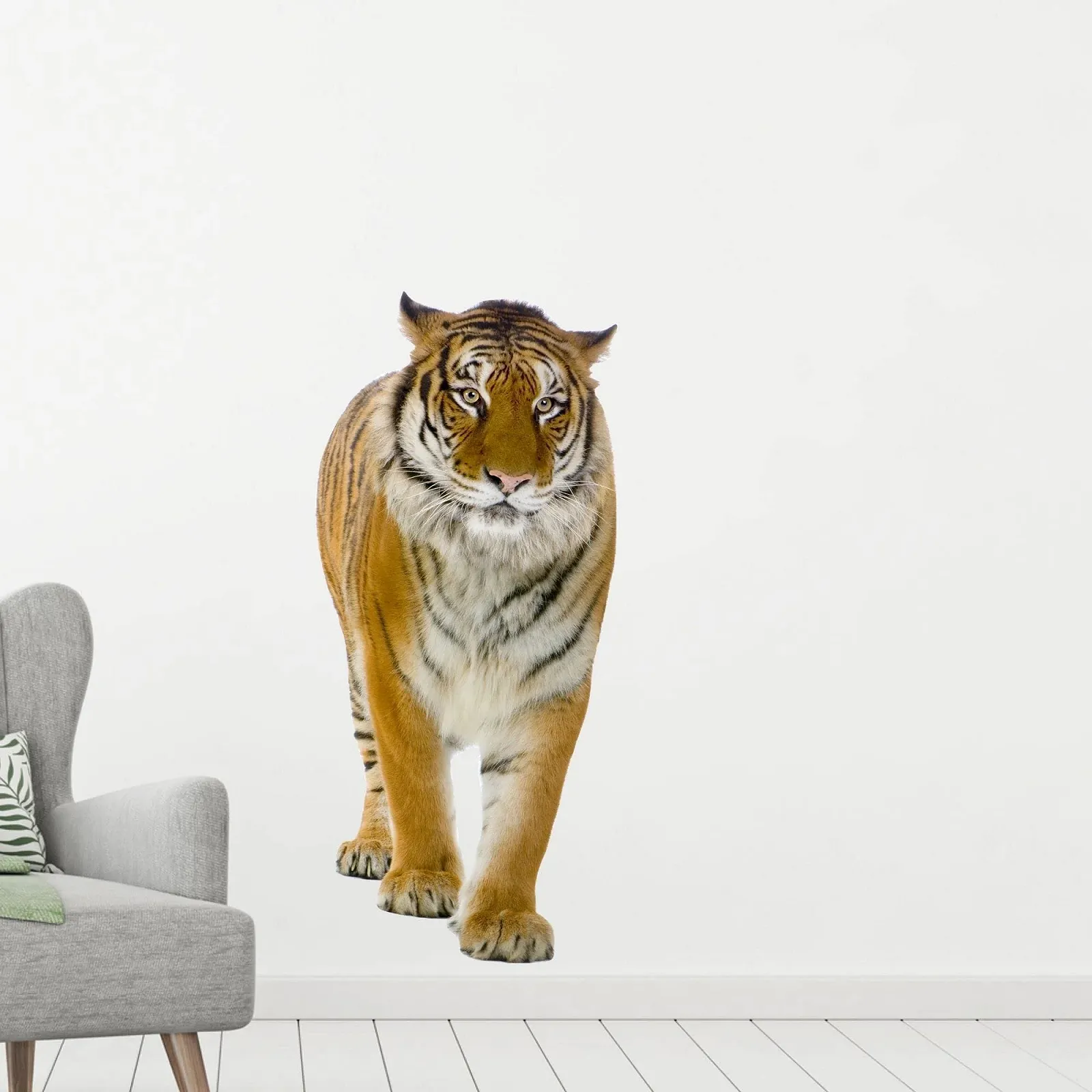 Наклейка на стену GRAZDesign Tiger Running 3D 89 x 40 см, фото №3