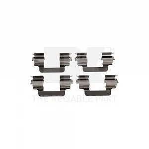 Комплект аксесуарів, гальмівні колодки NK 7919230 для переднього/заднього моста - Фото 1