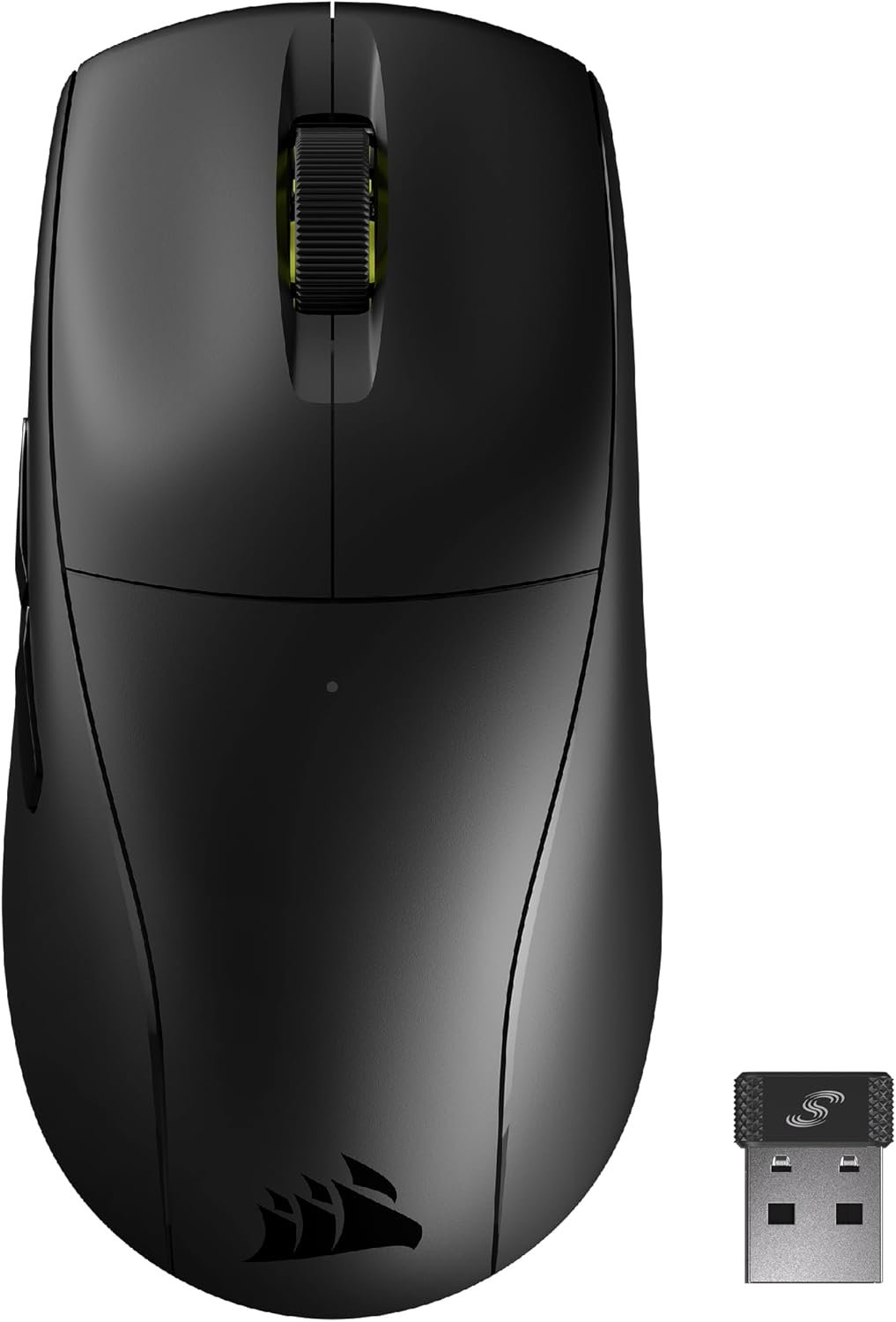 Ігрова бездротова миша Corsair M75 AIR Wireless / Bluetooth / Радіоканал / 26000 DPI / 4 кнопок / Чорна (CH-931D100-EU), фото №1
