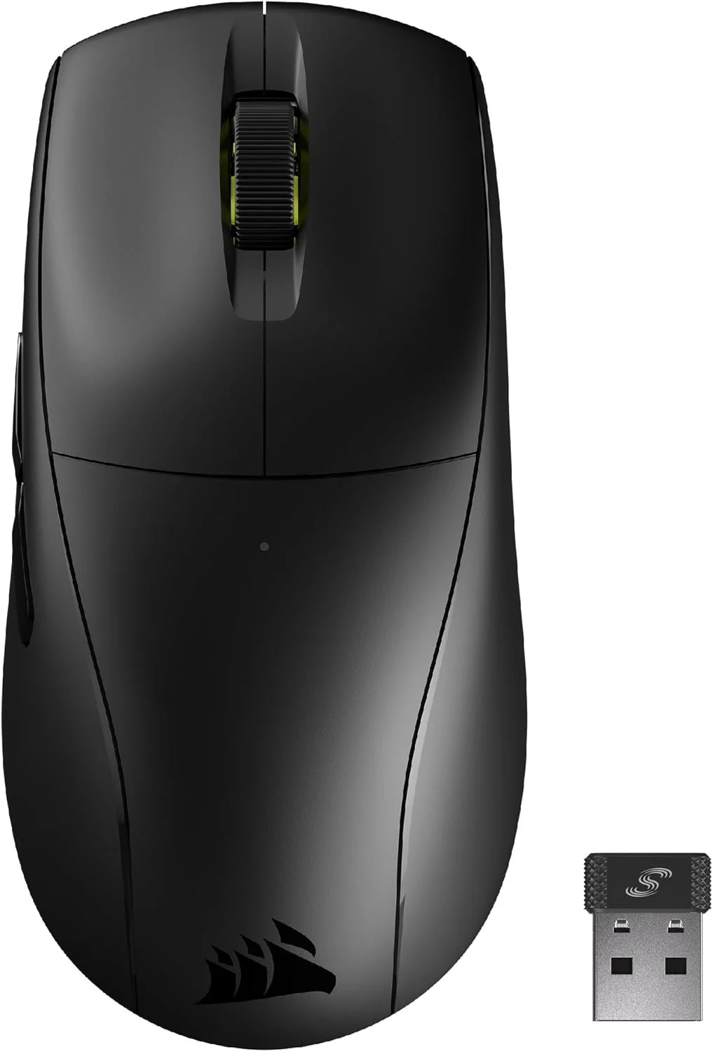 Ігрова бездротова миша Corsair M75 AIR Wireless / Bluetooth / Радіоканал / 26000 DPI / 4 кнопок / Чорна (CH-931D100-EU), фото №1