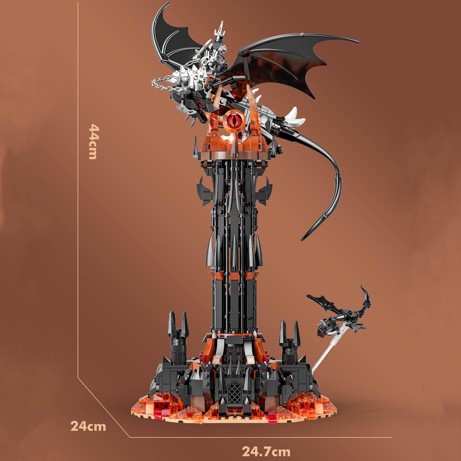 Набор блоков Fuleying Ideas Magic Castle Dark Tower 997 шт., фото №3