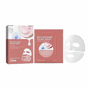 Маска для лица Черная Organic Collagen Real Deep, 4 шт. - Фото 1