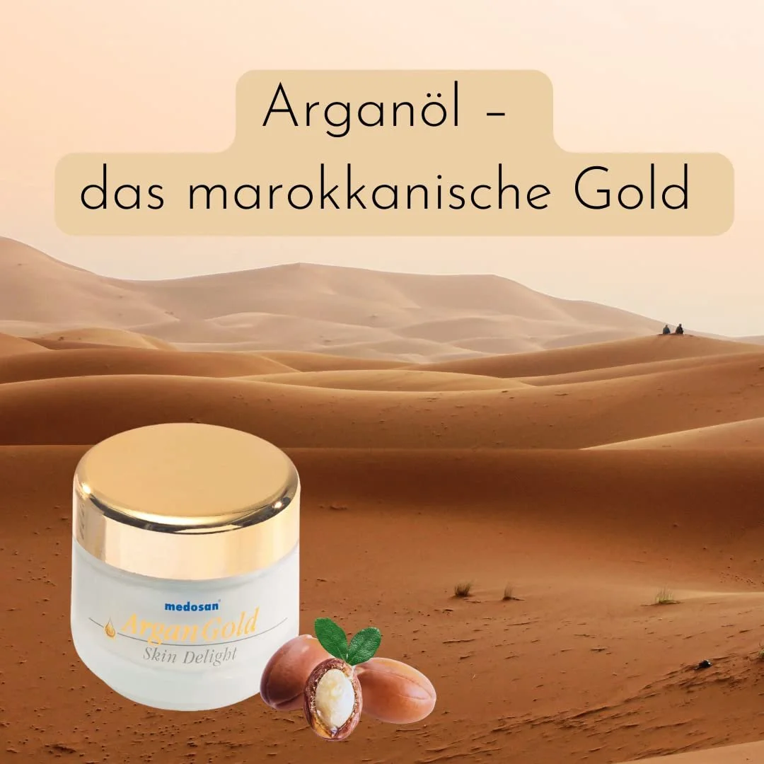 Крем для обличчя MEDOSAN ArganGold Skin Delight денний та нічний омолоджувальний з аргановою олією 50 ml, фото №6 Крем для обличчя MEDOSAN ArganGold Skin Delight денний та нічний омолоджувальний з аргановою олією 50 ml, фото №6