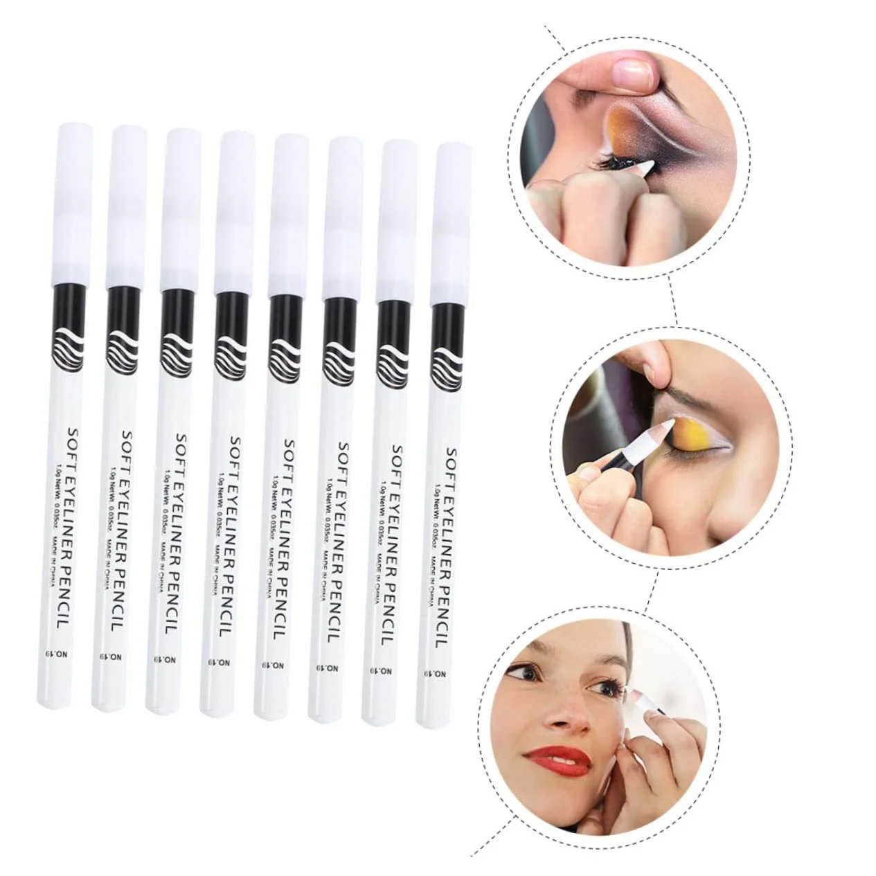 Олівець для очей TOVINANNA Блискучий, фото №2