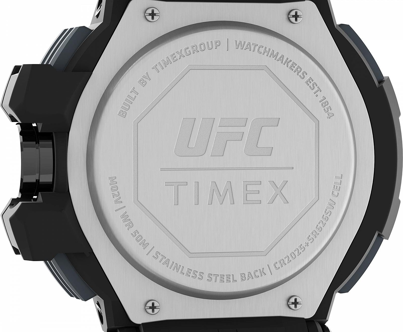 Чоловічий аналого-цифровий годинник Timex UFC Combat з пластиковим ремінцем, фото №5