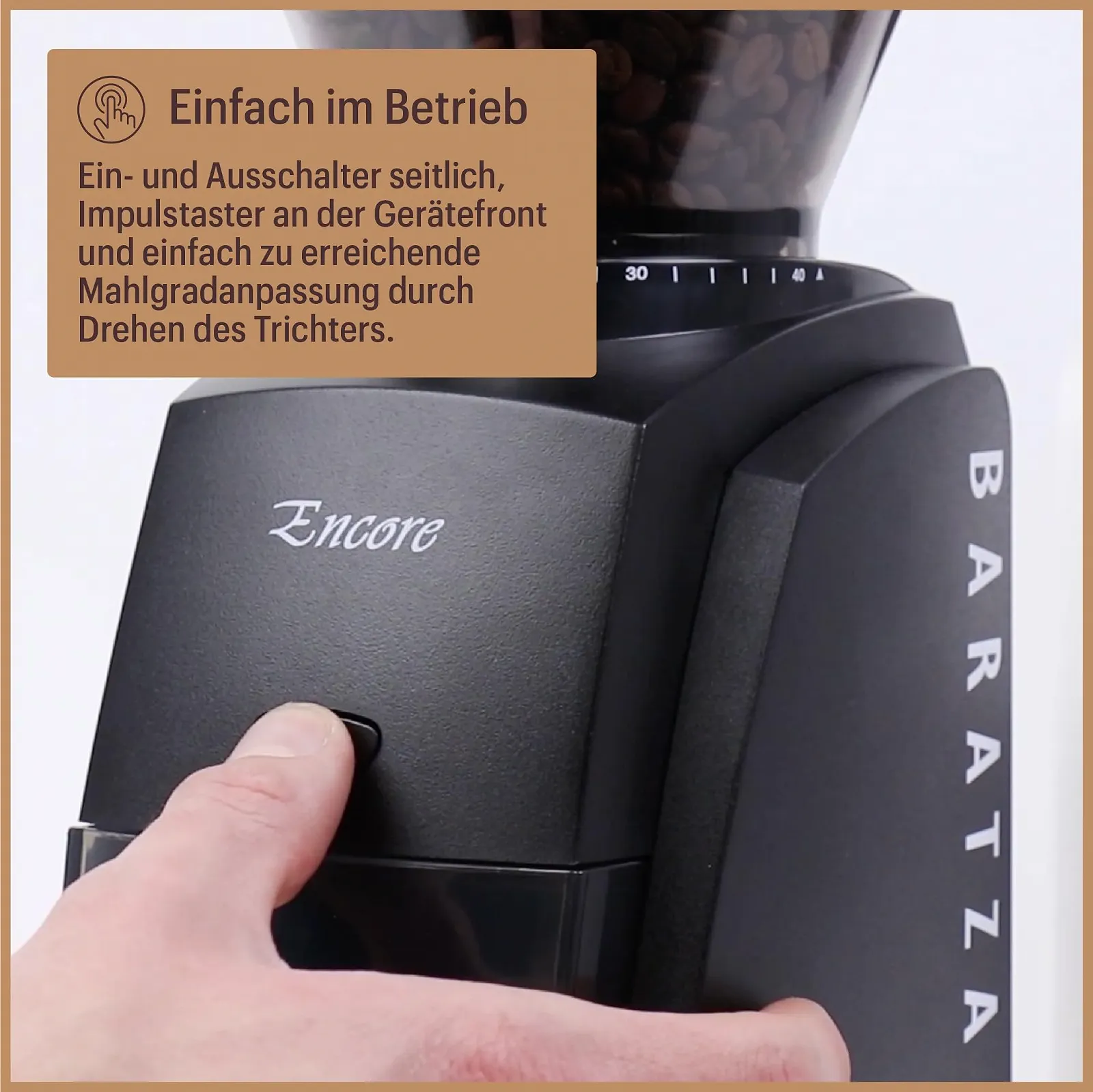 Кофемолка электрическая Baratza Encore 230V Black, фото №7