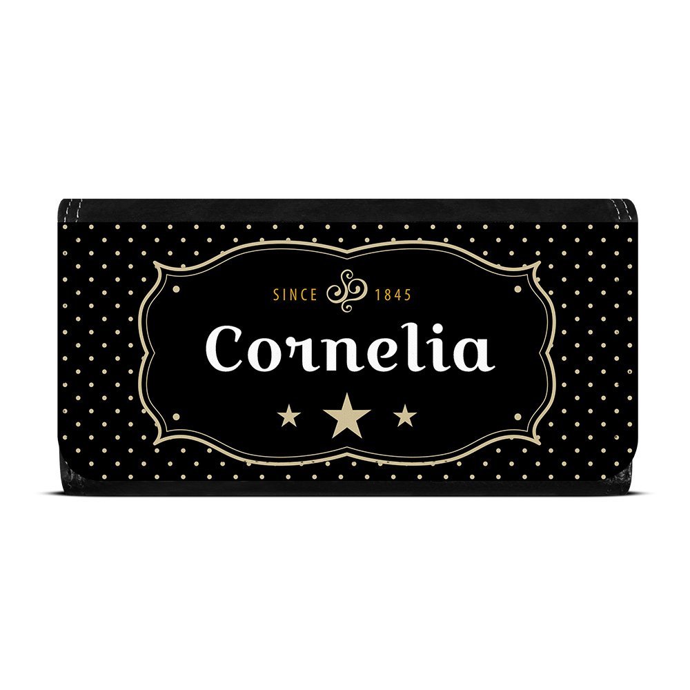 Кошелек Cornelia Retro Crest Design черный, фото №2