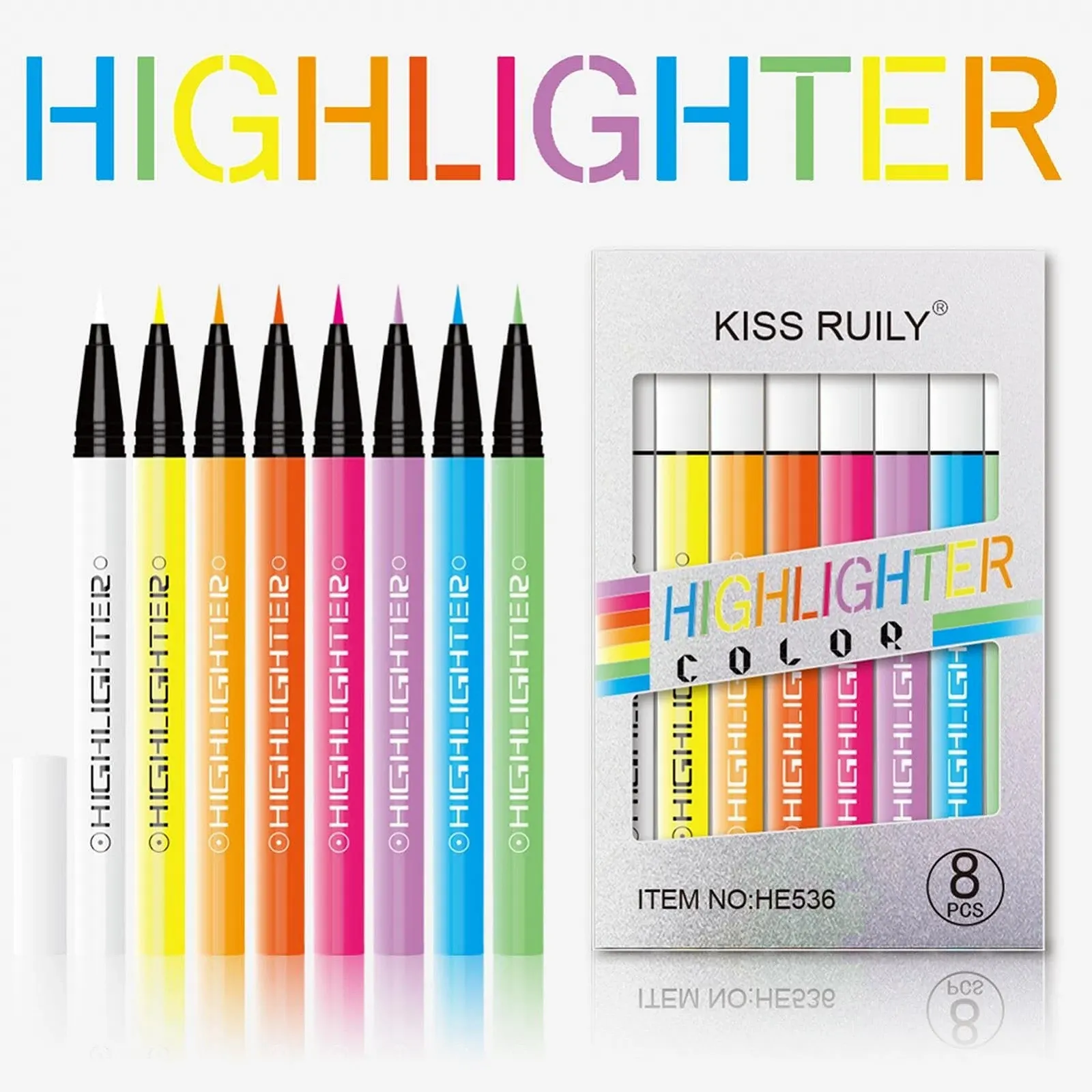 Подводка для глаз Voihamy, светящаяся в темноте, 8 цветов, фото №7