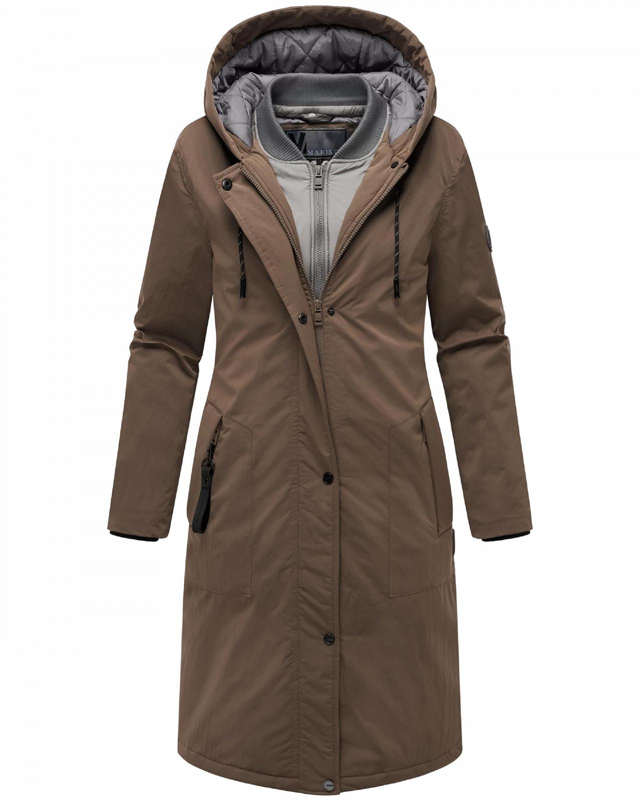 Куртка Перехідна Жіноча Marikoo Ledalaa 16 Знімний В'язаний Комір Велика Капюшон, фото №5 Куртка Перехідна Жіноча Marikoo Ledalaa 16 Знімний В'язаний Комір Велика Капюшон, фото №5