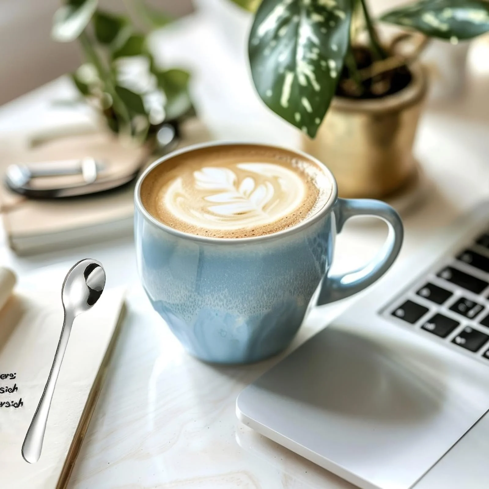 Ложка Маленька з нержавіючої сталі 8 штук 7.5 x 1.5 см для спецій, солі, цукру, фото №5 Ложка Маленька з нержавіючої сталі 8 штук 7.5 x 1.5 см для спецій, солі, цукру, фото №5