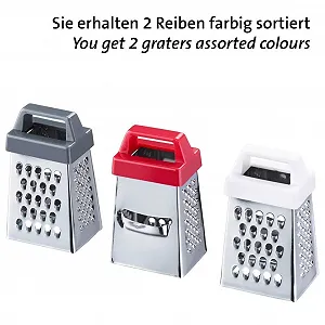 Міні-терка Westmark Квадратна 2 шт. Нержавіюча сталь/пластик synthetic.ua - Фото 1