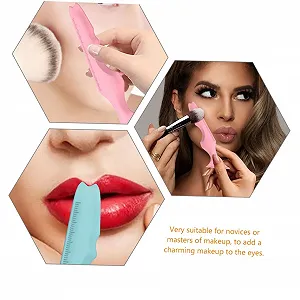 Інструмент для макіяжу minkissy Силіконовий Багаторазовий Трафарет Carla synthetic.ua - Фото 1