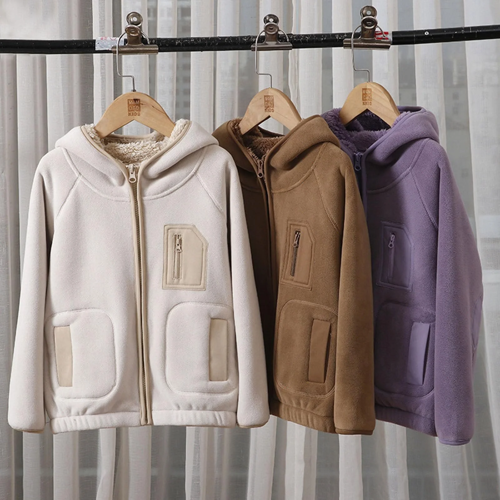 Зимова Термокуртка для хлопчиків з підкладкою для вулиці, Холодоізоляційна, фото №2