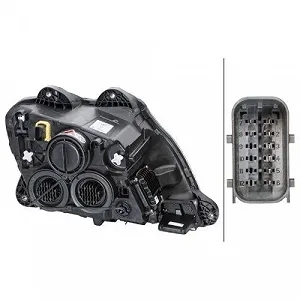 Фара головного света HELLA 1EX 010 116-711 для DAF, левая synthetic.ua - Фото 1