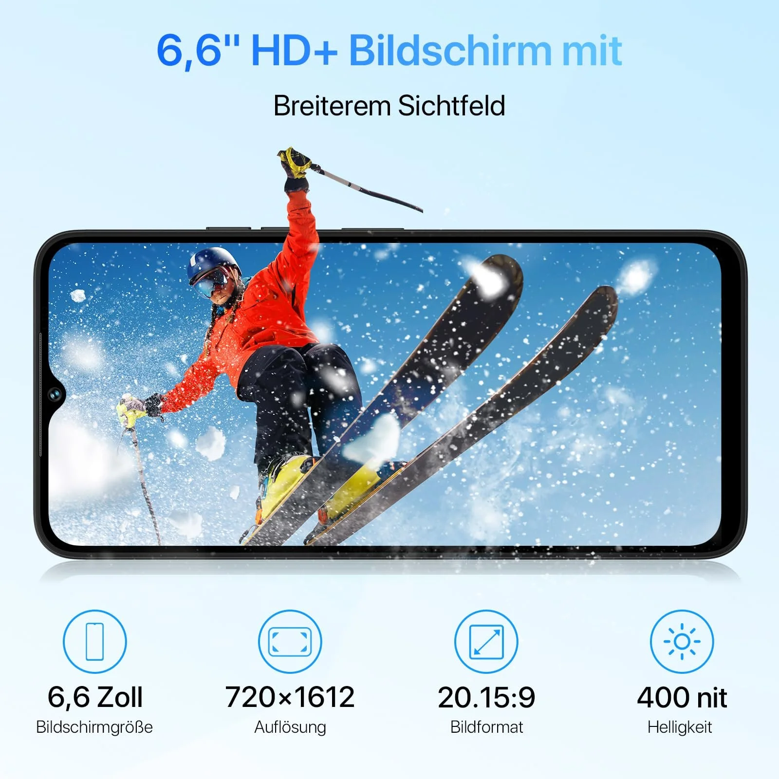 Смартфон UMIDIGI G5 16GB 128GB 50MP+8MP 6.6" HD+ 5000mAh Unisoc T606 4G Dual SIM, фото №3 Смартфон UMIDIGI G5 16GB 128GB 50MP+8MP 6.6" HD+ 5000mAh Unisoc T606 4G Dual SIM, фото №3