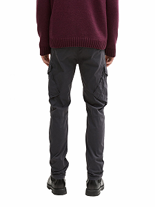 Штани Tapered cargo trousers 1044724-10899 Tom Tailor Темно-сірий M synthetic.ua - Фото 1