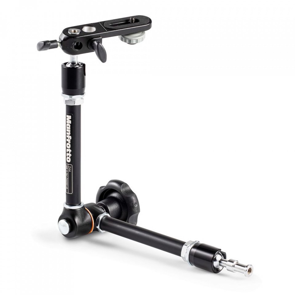 Тримач Manfrotto Variable Friction Arm з кронштейном Чорний (Magic Arm Fixed + Button+143Bkt), фото №1