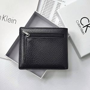 Чоловічий гаманець на магніті шкіряний брендовий Calvin Klein у подарунковій упаковці synthetic.ua - Фото 1