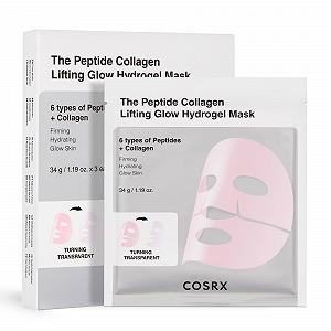 Купити Маска для обличчя гідрогелева COSRX The Peptide Collagen Lifting Glow, набір 3 шт - Фото 1 Маска для обличчя гідрогелева COSRX The Peptide Collagen Lifting Glow, набір 3 шт - Фото 1