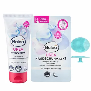 Крем для рук Balea Urea 100 мл + Маска-перчатки Urea (1 пара), 2 шт - Фото 1