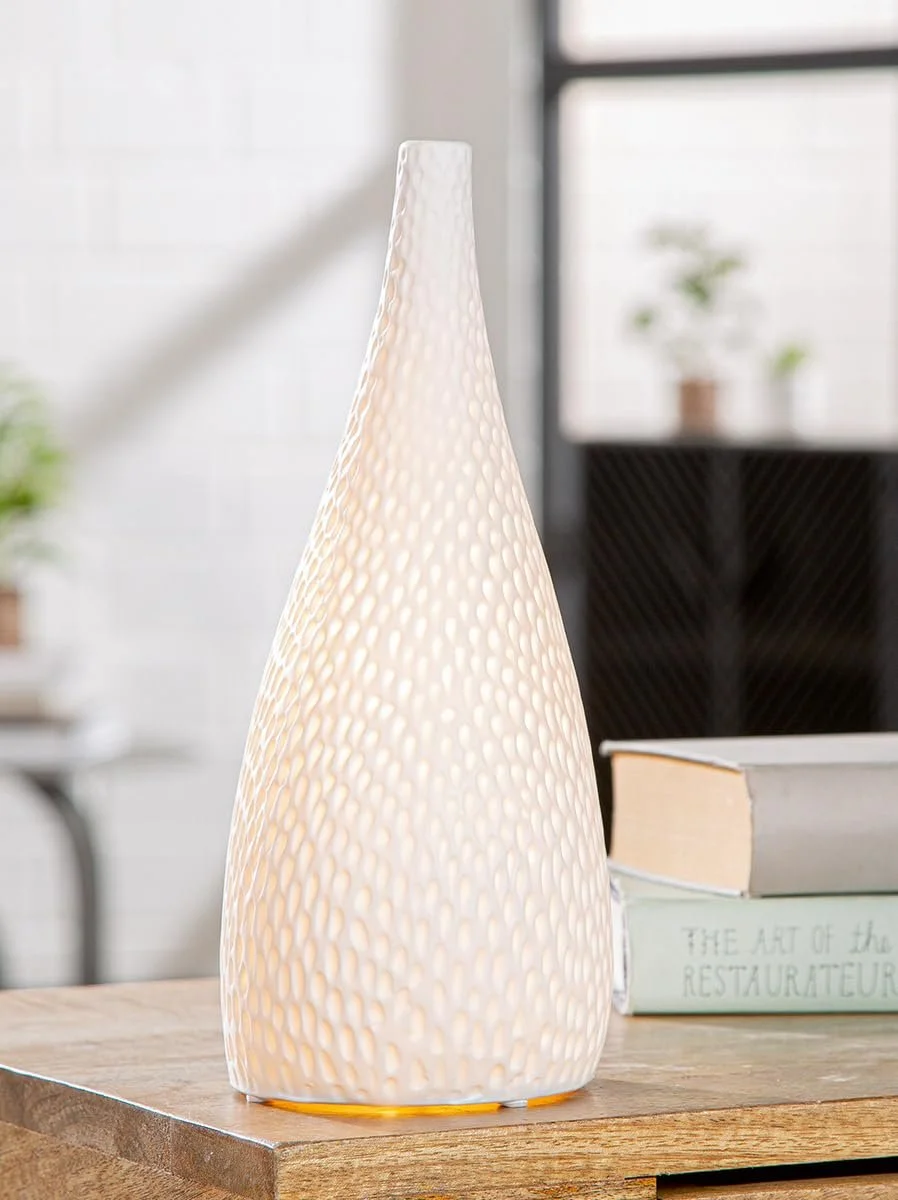 Настільна лампа GILDE Zappo Porcelain Bottle Shape 27 x 12 см White Matt, фото №1