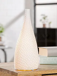 Настільна лампа GILDE Zappo Porcelain Bottle Shape 27 x 12 см White Matt - Фото 1