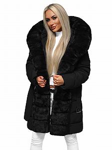 Женская Зимняя Куртка Parka OZONEE JS/11Z8096Z, Цветовые Вариации, Теплая, Функциональная, Длинная, Подкладка из Искусственного Меха, Пуховая, Утепленная - Фото 1