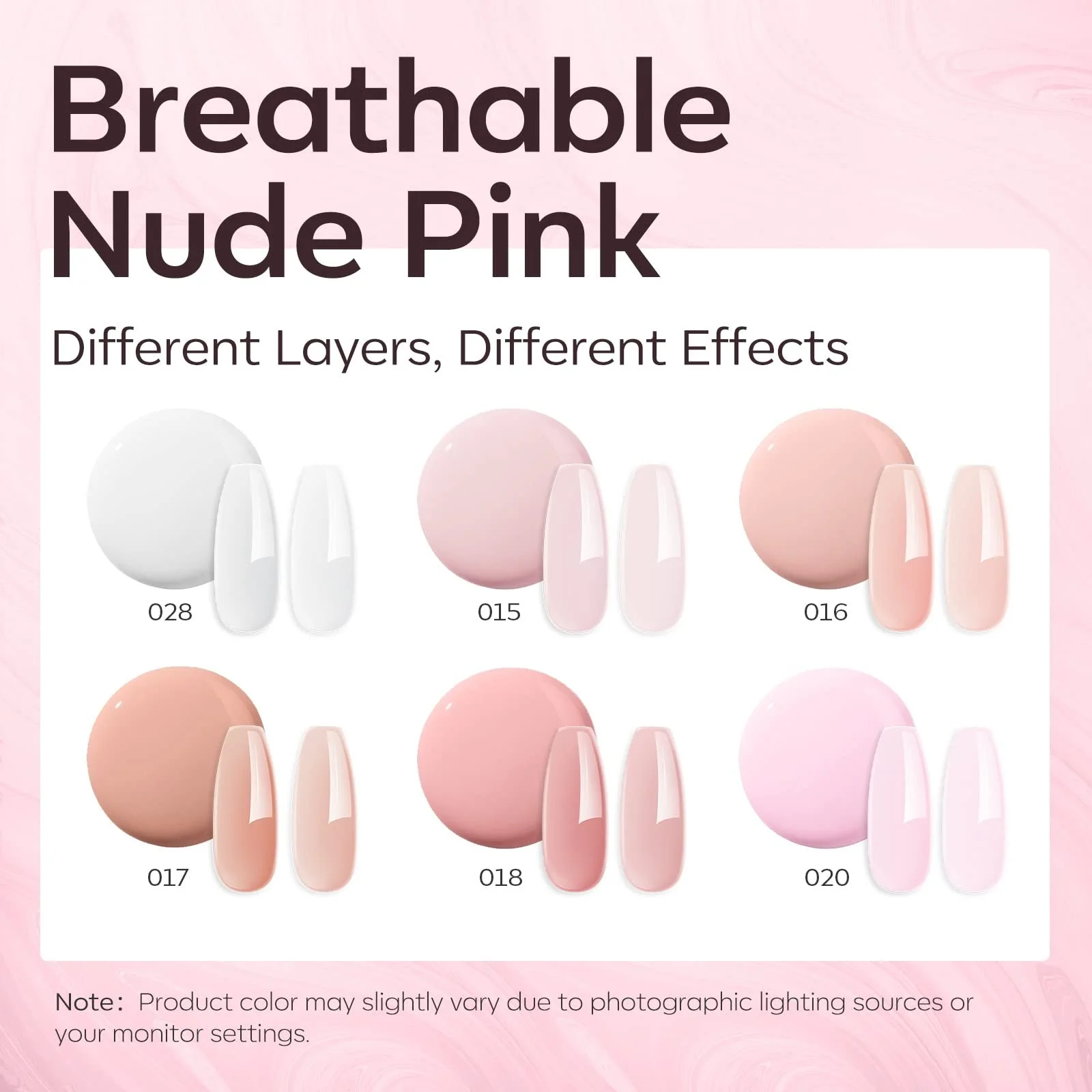 Гель для нарощування modelones 8-в-1, 6 кольорів, фото №7