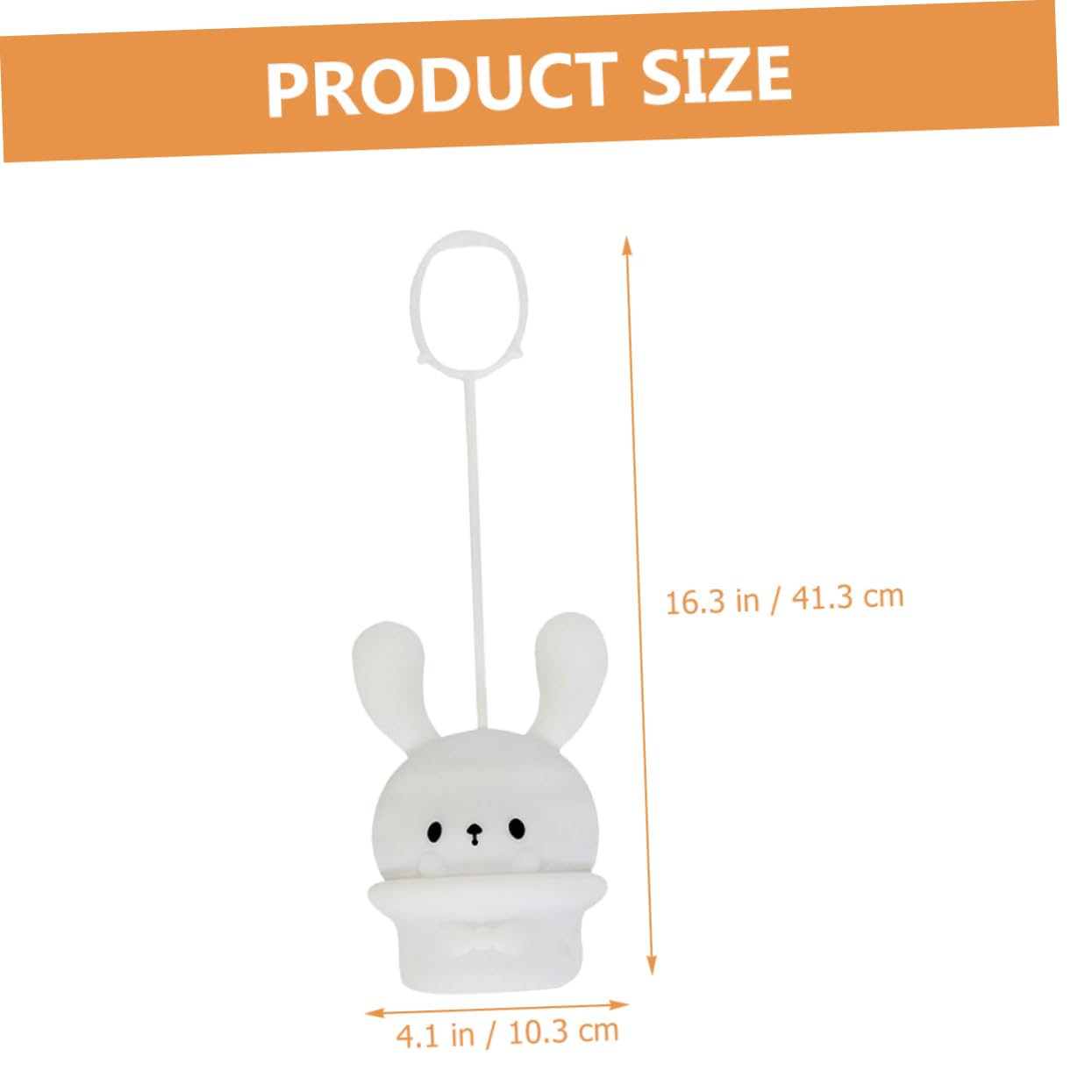 Набір HOMSFOU 5 Довговухий кролик Силіконовий кролик Декоративний LED нічник для дитячої кімнати Кавовий, фото №3 Набір HOMSFOU 5 Довговухий кролик Силіконовий кролик Декоративний LED нічник для дитячої кімнати Кавовий, фото №3