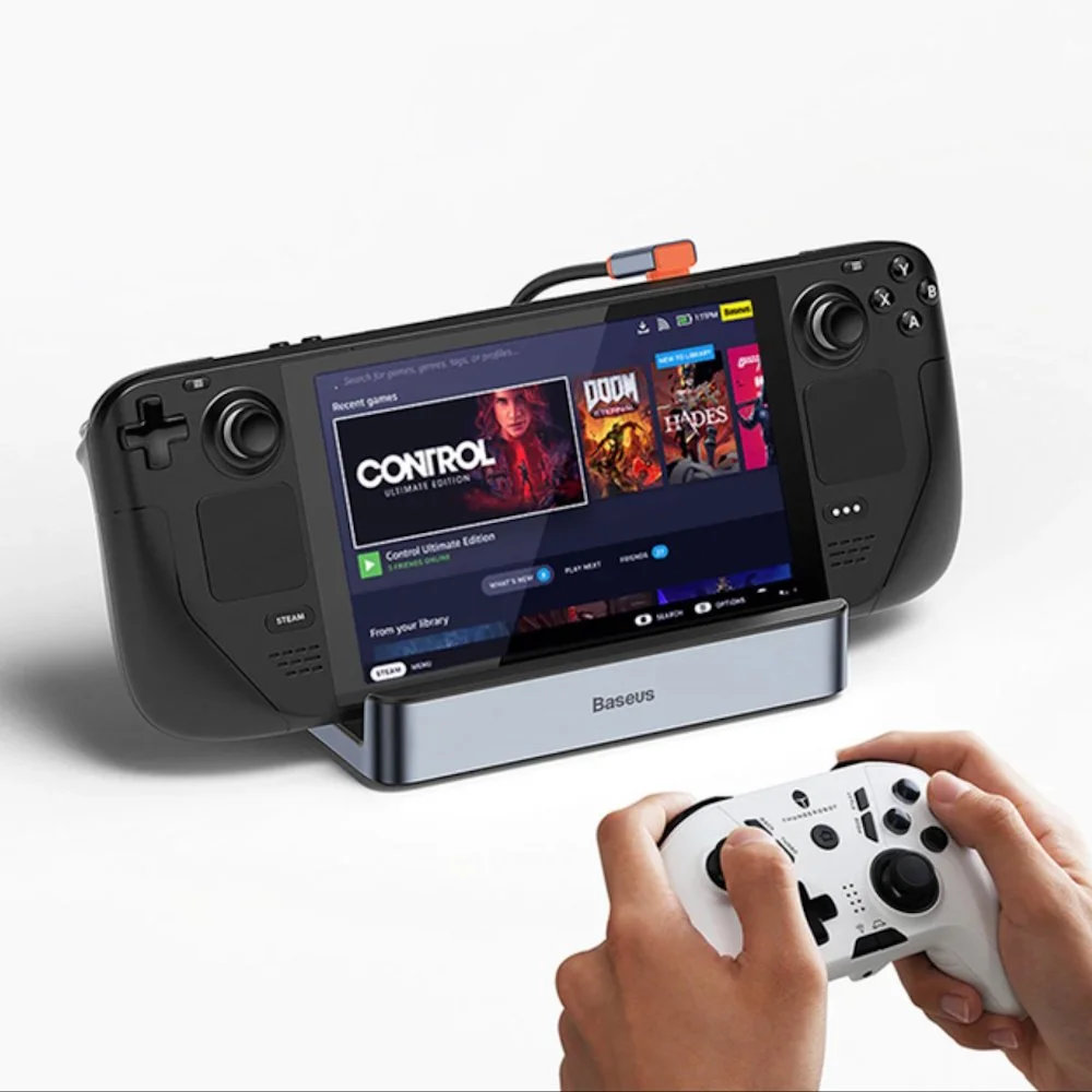 Док-станція Baseus 6в1 GamerX 100W для Steam Deck, ROG Ally, Nintendo, X Legion, фото №15