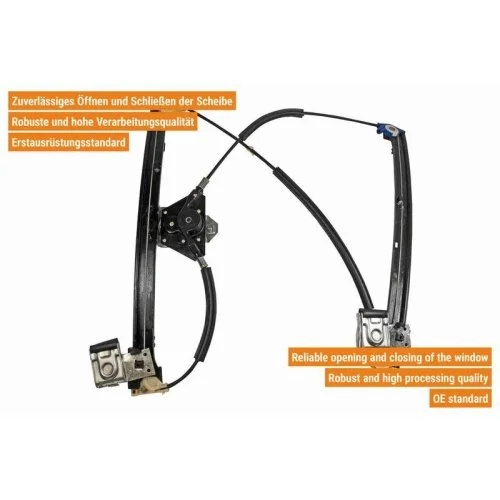 Склопідйомник VAICO V10-6323 SEAT SKODA VW VAG, фото №2