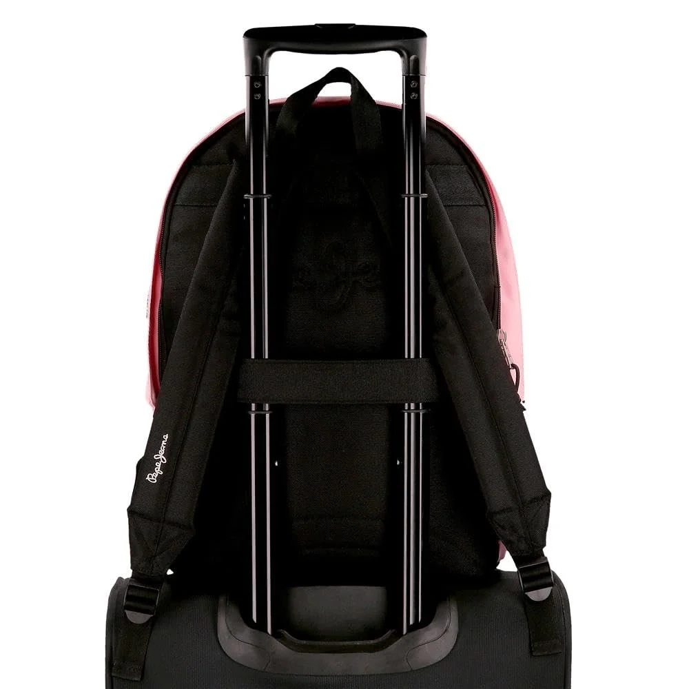Рюкзак для ноутбука Pepe Jeans Aris 31 x 44 x 17.5 см розовый, фото №9
