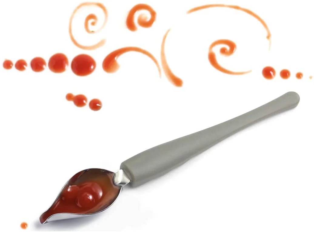 Ложка для декорування з нержавіючої сталі, набір з 2 шт, фото №3