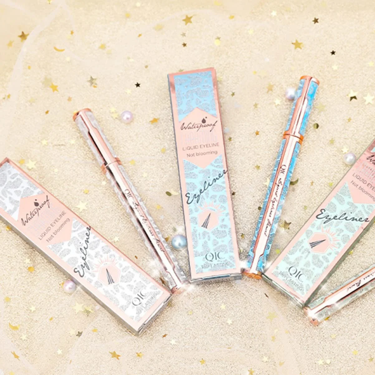 Підводка для очей рідка LALAFINA Водостійка Чорний, фото №5