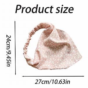 Пов'язка на голову з квітковим візерунком synthetic.ua - Фото 1