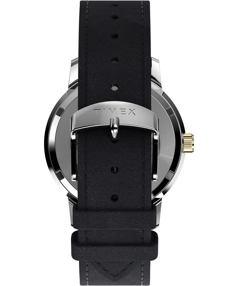 Часы Timex Marlin Automatic Automatic для мужчин с аналоговым дисплеем и кожаным ремешком, фото №3 Часы Timex Marlin Automatic Automatic для мужчин с аналоговым дисплеем и кожаным ремешком, фото №3