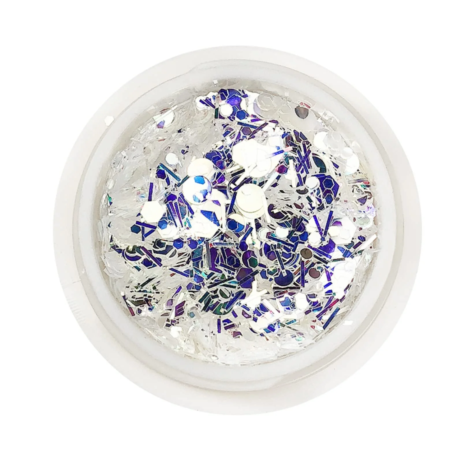 Украшение для ногтей Голубой Nageldekorations-Nagelschmuckpatch Бесполый, Супер блестящий, Нерегулярный, Сердцевидный бриллиант с круглыми, фото №1